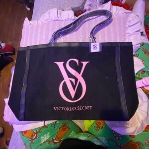 Unused Limited edition 2023 Victoria's Secret Black Tote Bag.